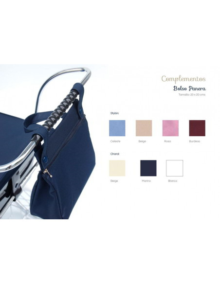 Bolso Stylon beige de coche muñecas de Bebelux