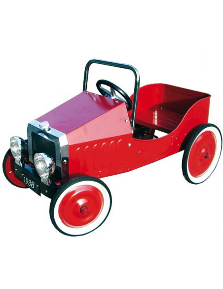 Coche a pedales Clásico Rojo diseño de 1938