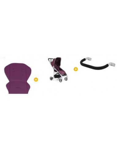 Oferta 1 silla Vida purple de Babyhome + Bumperbar
