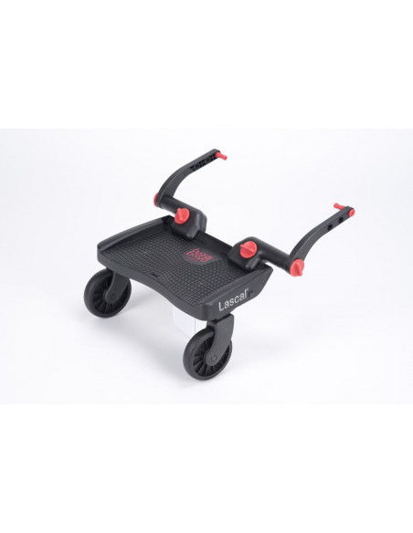 color rojo y negro Tabla con ruedas para carrito Lascal 2850 Buggy Board Mini 