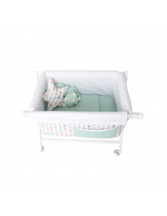 Moises azul con ruedas  Baby bed, Baby girl bassinet, Baby cribs