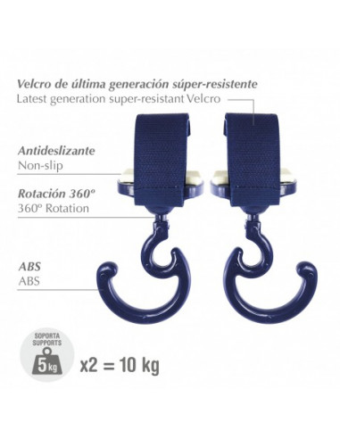 Pack de 2 Ganchos para carro Magic de Cambrass