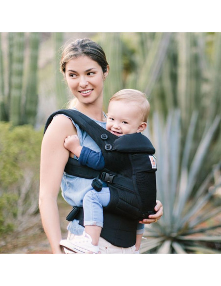 Portabebé Ergobaby Adapt Cool Air - Negro | Portes Gratis