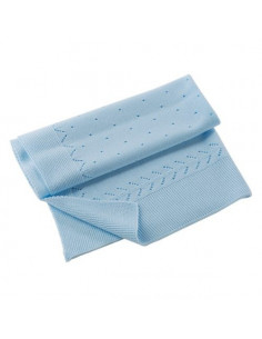 Toquilla Espiga de lana celeste de Muñecas Así