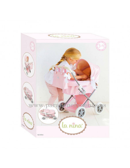 Cuco Clásico pequeñas Charol Rosa La Nina