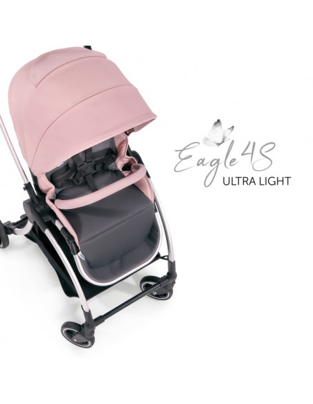 Carrito para bebé 2 en 1 Eagle 4S Duoset pink