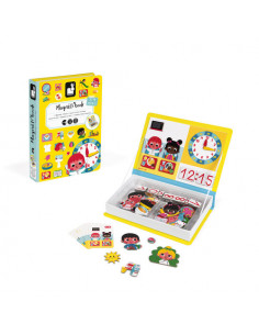 Libro magnético Aprendo la hora de Janod