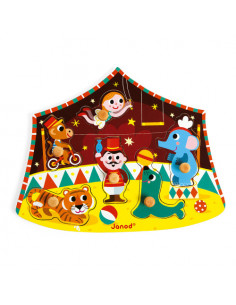 Puzle encajable Circo de estrellas de Janod 2
