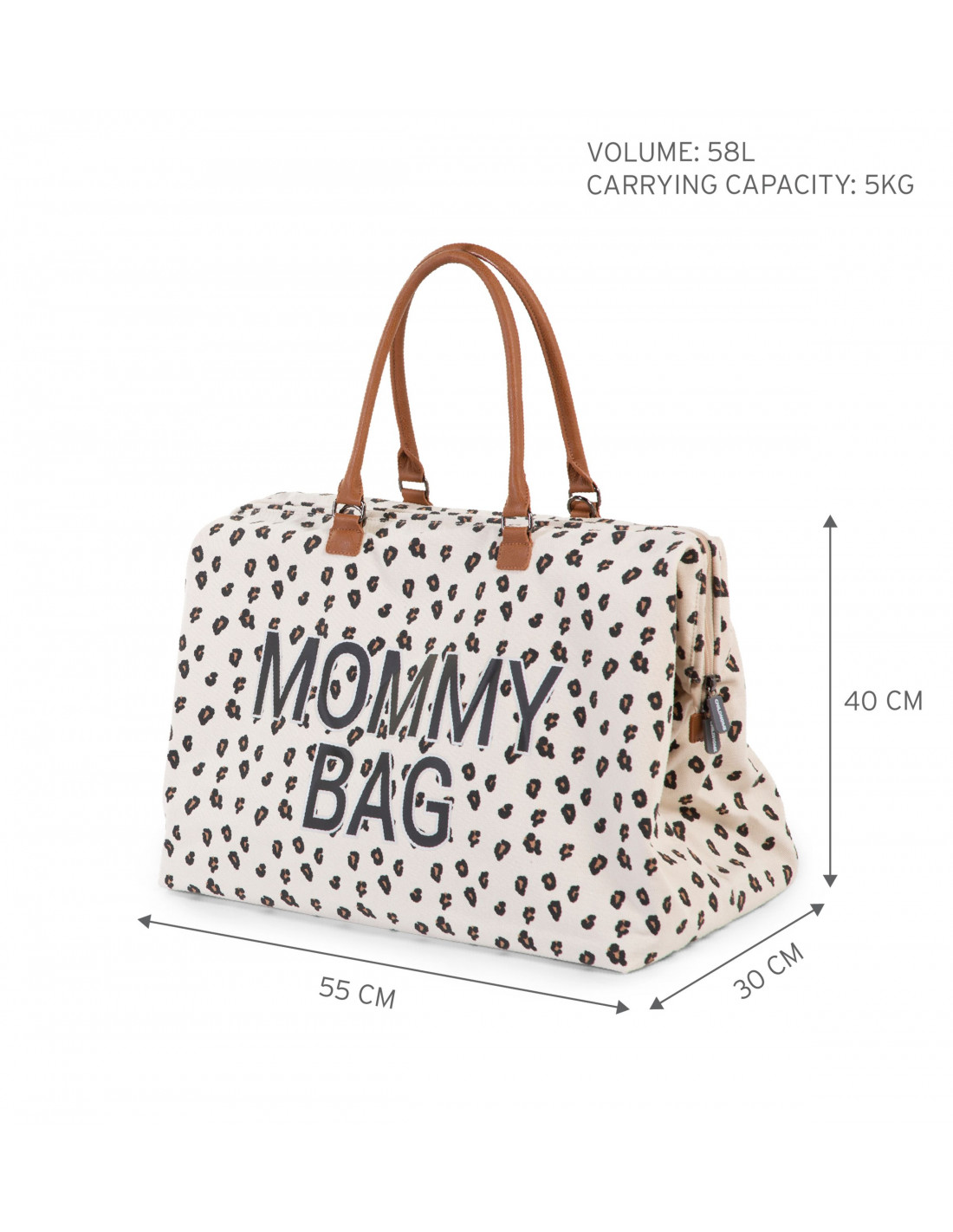 Bolso maternal Childhome mommy bag leopardo. Envío 24 horas