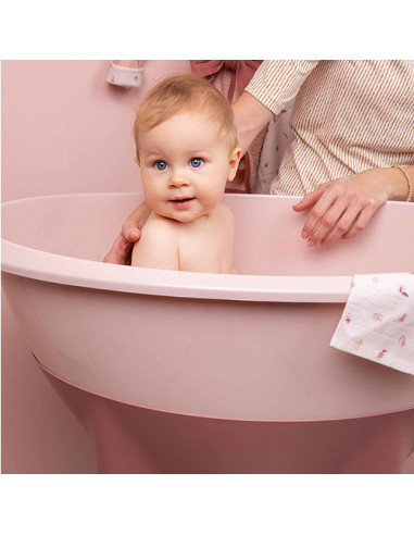 Bañera para bebé rosa 2.021 de Luma Babycare
