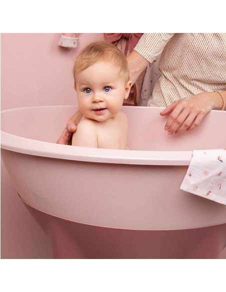 Bañera para bebé rosa de Luma Babycare