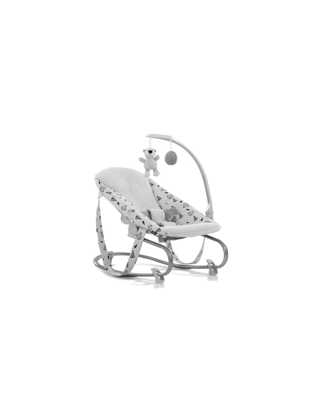 Hauck 668733 - Cojín para trona, diseño de rayas (respaldo: 40 x 24 cm,  asiento: 44 x