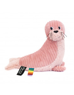 Peluche ptipotos foca rosa Déglingos