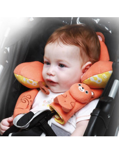 Almohada cervical amigos de viaje 0-1 año oso de Benbat 2