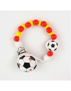 Cadenita de Madera balón fútbol España Mi Pipo