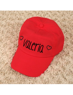 Gorra Junior Personalizada Roja de Mi Pipo 2