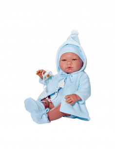 Trenca celeste para muñecas de 43 cm de Muñecas Así