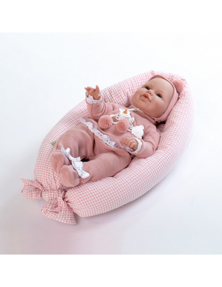 Bolso cambiador rosa para muñecas de Bebelux