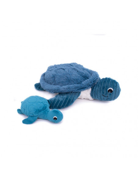 Peluche tortuga azul ptipotos Déglingos