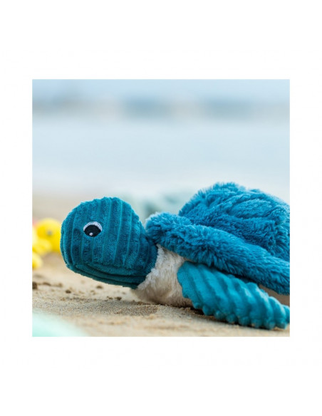 Peluche tortuga azul ptipotos Déglingos