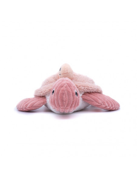 Peluche tortuga rosa ptipotos Déglingos