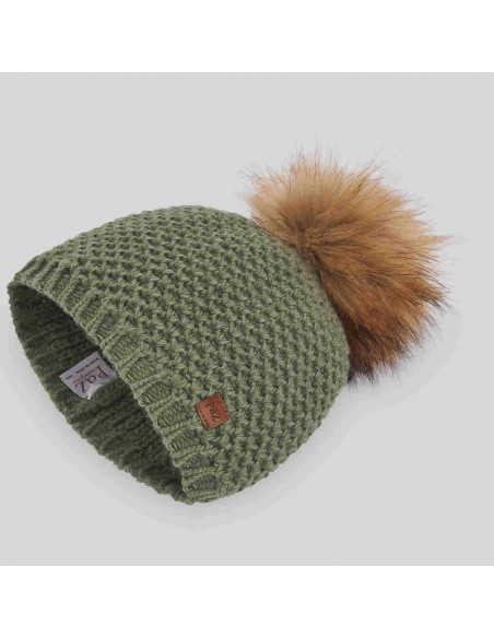 Gorro bebé pompón pelo Recreo de Paz Rodríguez invierno