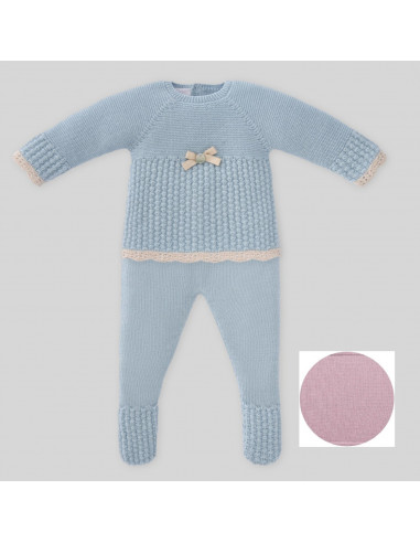 Conjunto bebé jubón y polaina Soño de Paz Rodríguez