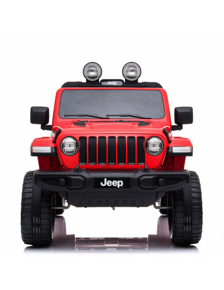 Coche eléctrico Jeep Wrangler rojo