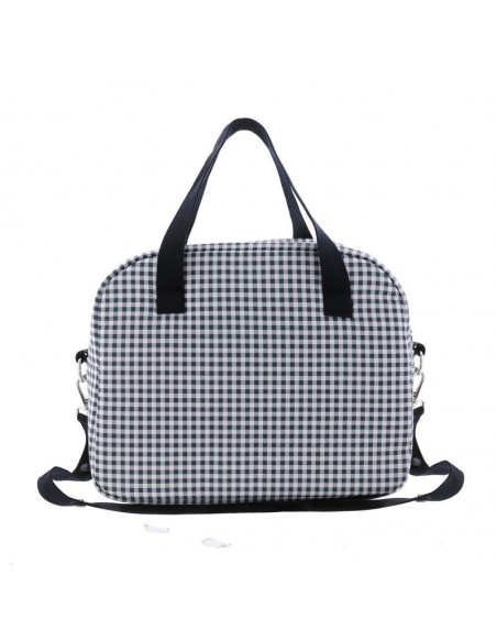 Bolso Maternal Prome Vichy negro de Cambrass