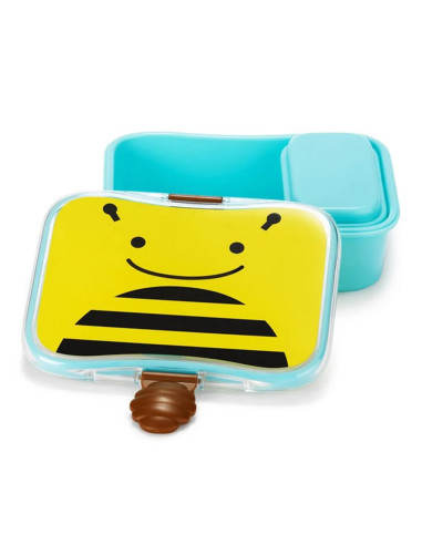 Skip Hop Zoo Abeja - Fiambrera y recipiente interior con tapa