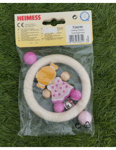 Sonajero de madera para bebés de Heimess 2