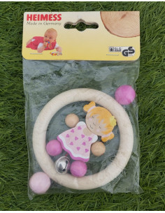 Sonajero de madera para bebés de Heimess