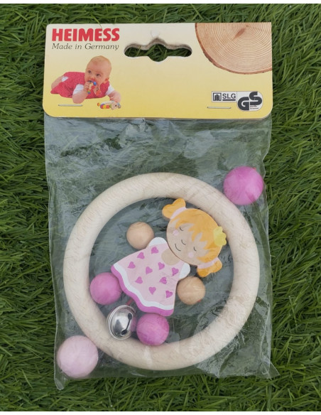 Sonajero de madera para bebés de Heimess