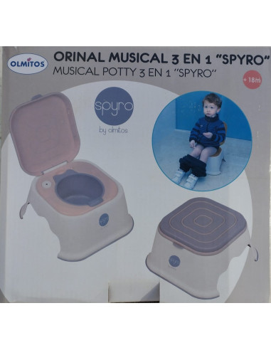 Orinal bebé 3 en 1 Spyro rosa de Olmitos