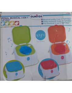 Orinal bebé 3 en 1 Spyro naranja de Olmitos