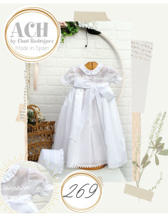 Batón con capota para bebé de Artesanía Chari 269