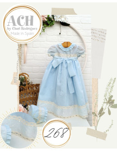 Batón con capota para bebé 268 de Artesanía Chari