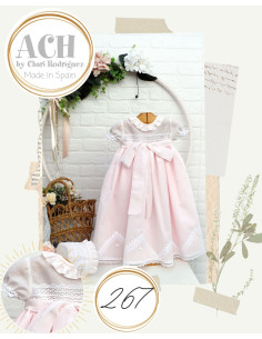 Batón con capota para bebé de Artesanía Chari 267