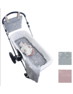 Bajera capazo interior y muselina Tirsa de Uzturre