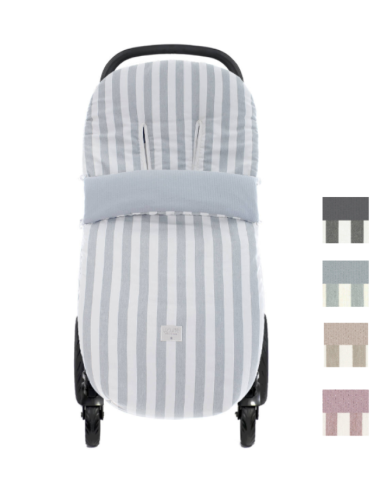 Saco para silla de paseo al tono Raya de Uzturre