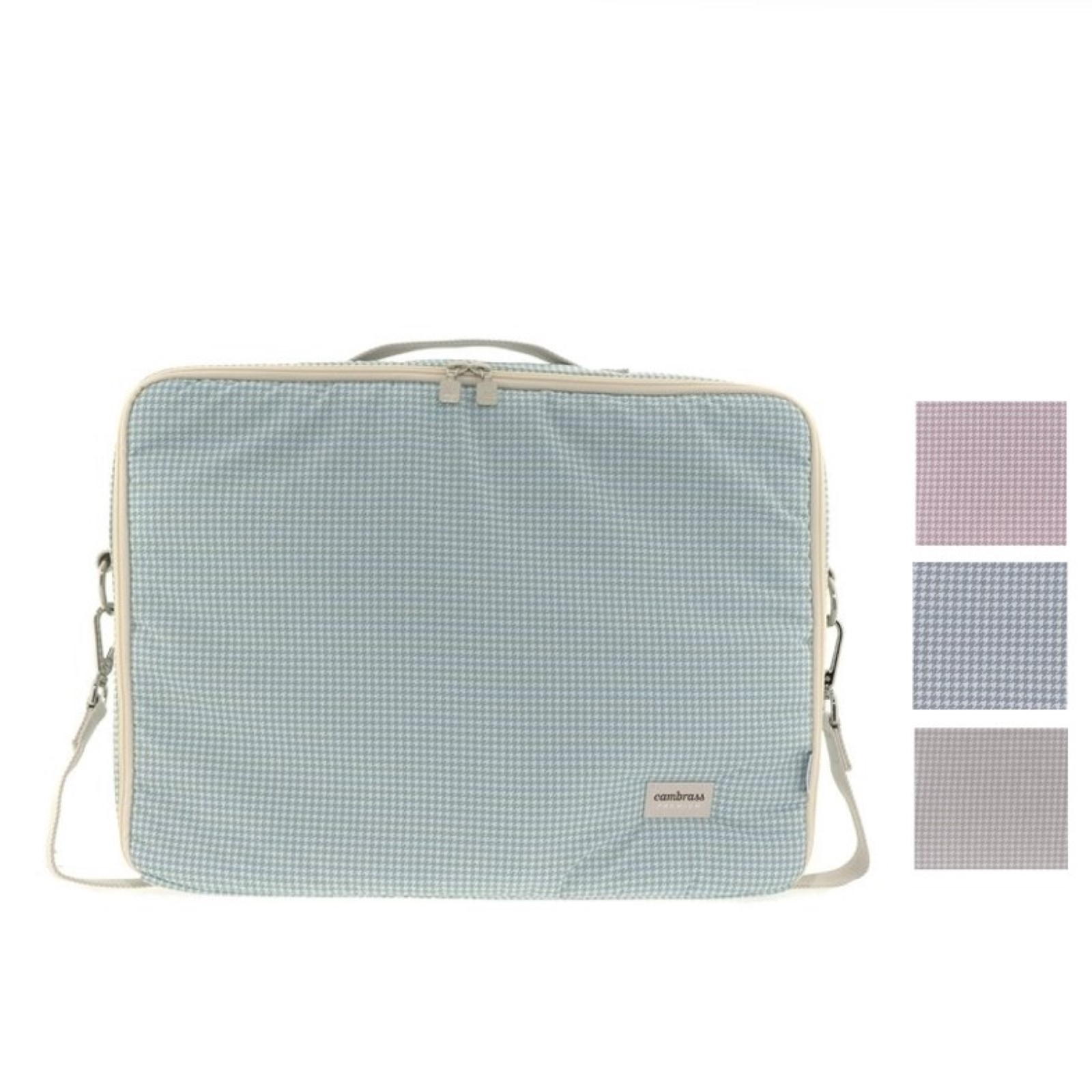 Bolso bebé Hospital 3-81A Celeste/Rosa/Gris/Dolce (con Blanco)